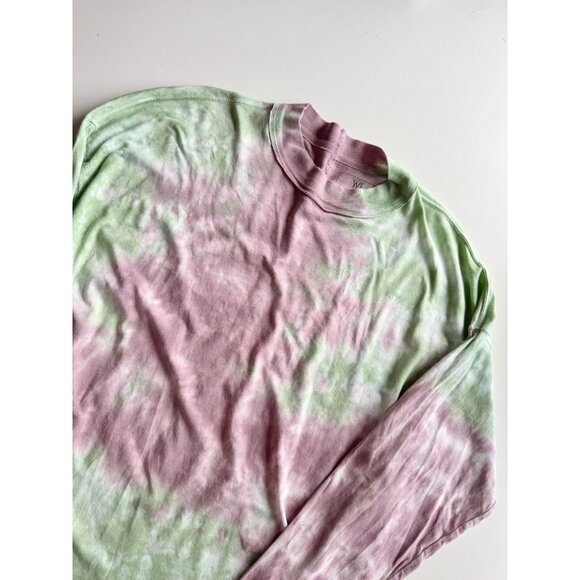 WE THE FREE People Be Free Lavender Tie Dye Cotton Long Sleeve T-Shirt, Size S - Picture 4 of 15